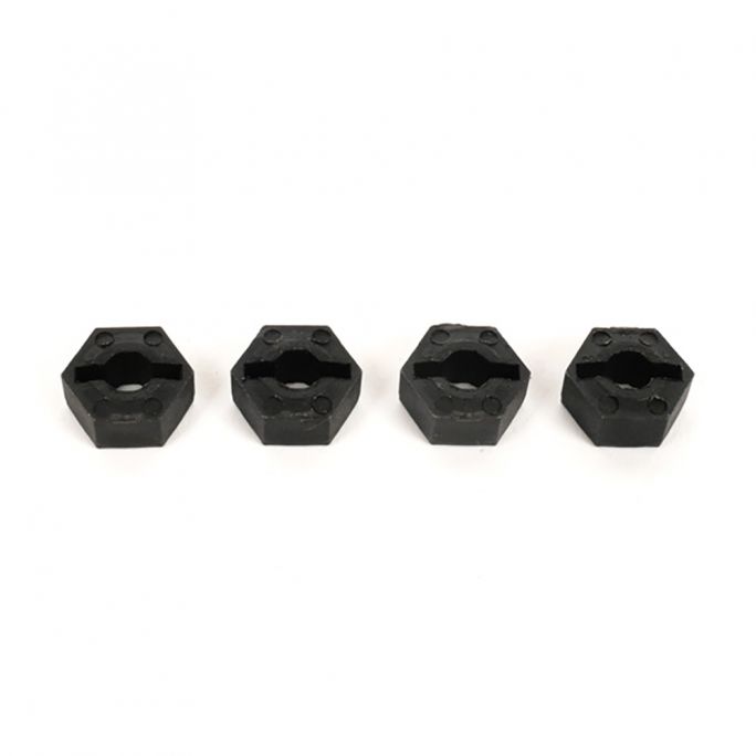 4 hexagones de roues pour Pirate XTT, XTC - T2M T4972/04 - 1/10