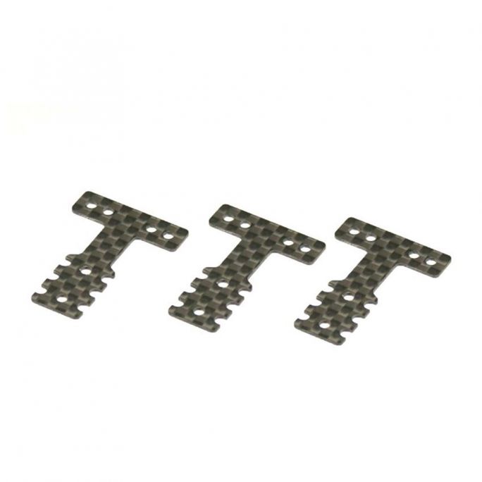 3 Platine de suspension Carbone (T) Mini-Z MR03 MM-LM, Soft - KYOSHO MZW403S