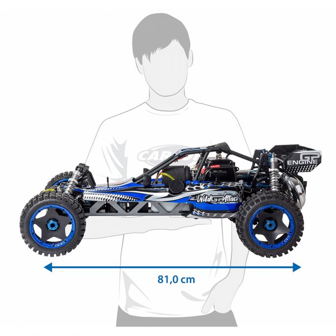 Buggy Wild GP Attack 100% RTR, Bleu - CARSON 500304033 - 1/5