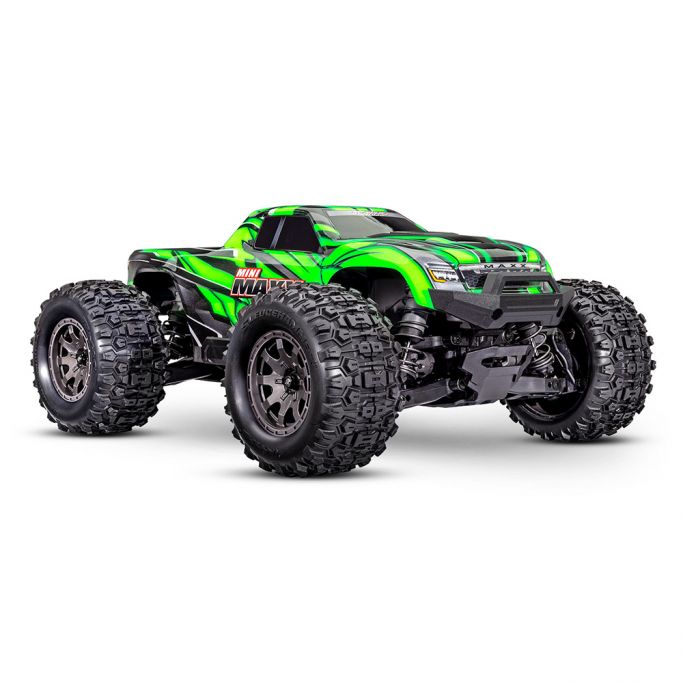 Mini MAXX BL-2S RTR (Accu/Chargeur USB), Vert - Traxxas 107154-1 - 1/10