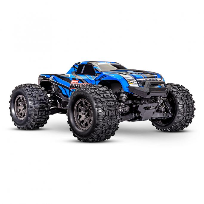 Mini MAXX BL-2S RTR (Accu/Chargeur USB), Bleu - Traxxas 107154-1 - 1/10