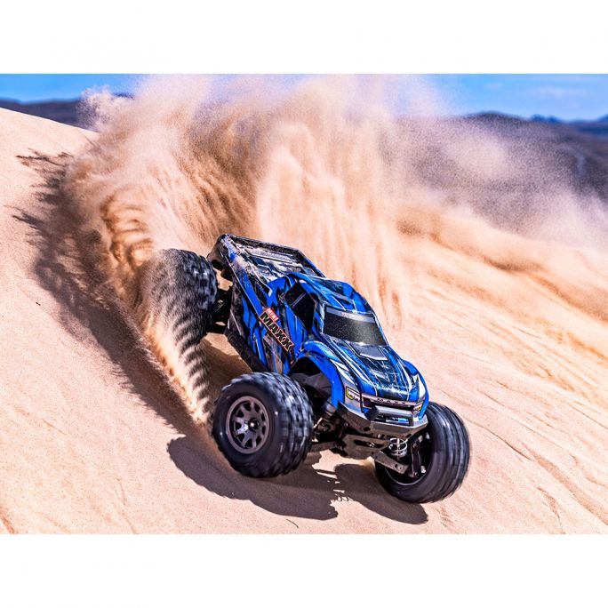 Mini MAXX BL-2S RTR (Accu/Chargeur USB), Bleu - Traxxas 107154-1 - 1/10