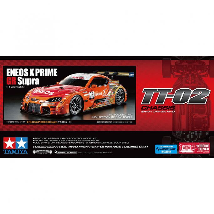 Eneos X Prime Gr Supra, 4WD, en Kit - TAMIYA 47514 - 1/10