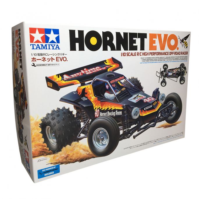 Hornet EVO, 2WD, DT02, en Kit - Tamiya 58742 - 1/10