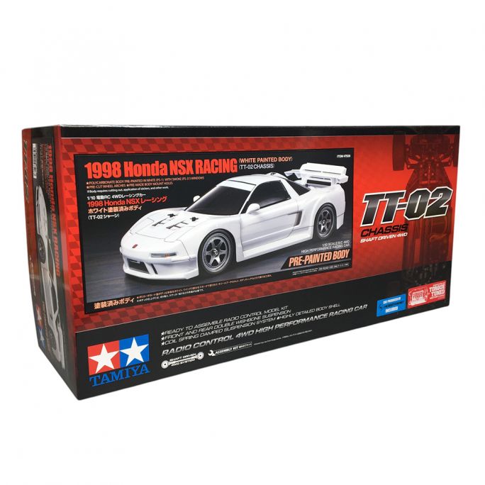 Honda NSX Racing RC 1998, 4WD, TT02, en Kit - TAMIYA 47506 - 1/10