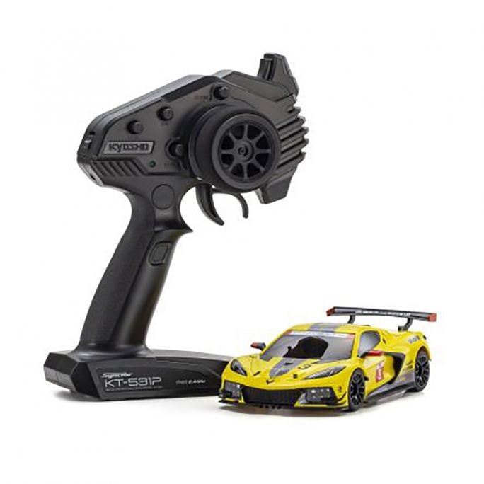 Chevrolet Corvette C8-R Racing, Mini-Z RWD, Jaune - KYOSHO 32342 - 