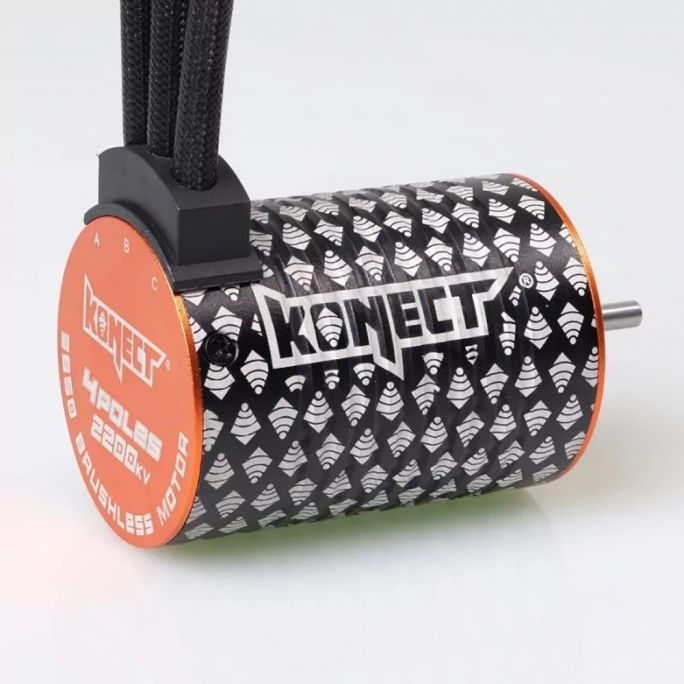 COMBO BRUSHLESS 60Amp WP + moteur 4P 3650SL 2200Kv - KONECT KN-COMBO-D1