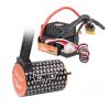 Combo Brushless 60Amp WP + moteur 4P 3650SL 4600Kv - KONECT KN-COMBO-D4 - 1/10