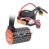 Combo Brushless 60Amp WP + moteur 4P 3650SL 3800Kv - KONECT KN-COMBO-D3 - 1/10