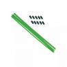 Tubes antenne 30cm vert fluo avec capuchon silicone - HOBBYTECH HT-520001G