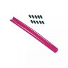 Tubes antenne 30cm rose fluo avec capuchon silicone - HOBBYTECH HT-520001P