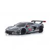 Autoscale Mini-Z Chevrolet Corvette C8R, Gun Metal/Red (W-MM) - Kyosho MZP244GMW