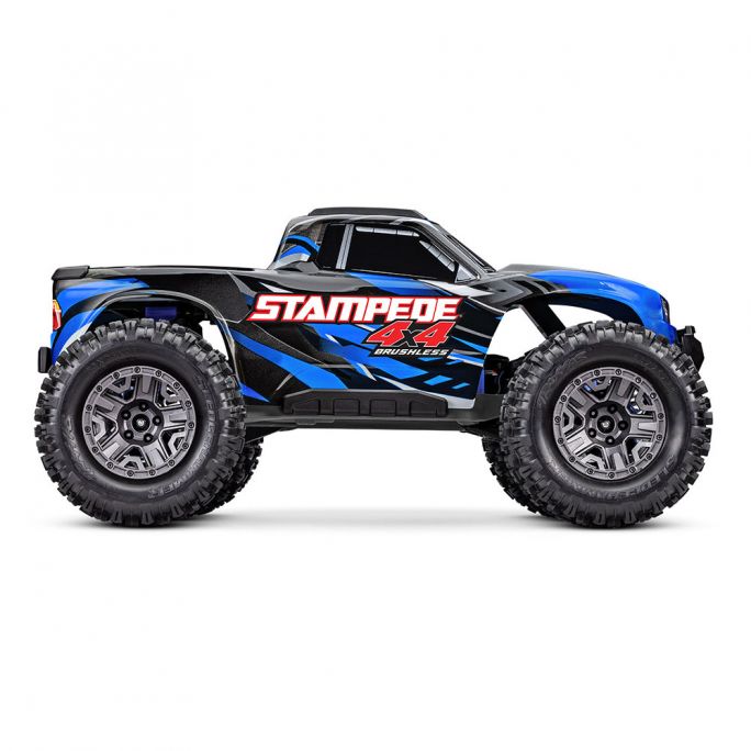 Monster Truck Stampede 4x4 BL-2s Clipless RTR, 4WD, Bleu - TRAXXAS 67154-4 - 1/10