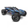 Stadium Truck Rustler 4x4 HD VXL 3S TSM, RTR, Bleu - TRAXXAS 67376-4 - 1/10