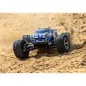 Stadium Truck Rustler 4x4 HD VXL 3S TSM, RTR, Bleu - TRAXXAS 67376-4 - 1/10