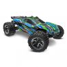 Stadium Truck Rustler 4x4 HD VXL 3S TSM, RTR, Vert - TRAXXAS 67376-4 - 1/10