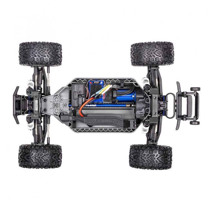 Stadium Truck Rustler 4x4 HD VXL 3S TSM, RTR, 4WD, Rouge - TRAXXAS 67376-4 - 1/10