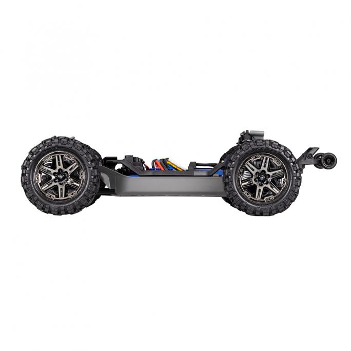 Stadium Truck Rustler 4x4 HD VXL 3S TSM, RTR, Bleu - TRAXXAS 67376-4 - 1/10