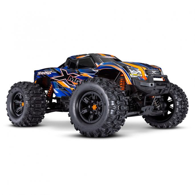 Monster Truck X-MAXX Belted VXL, RTR, 4WD, Orange - TRAXXAS 77096-4 - 1/10