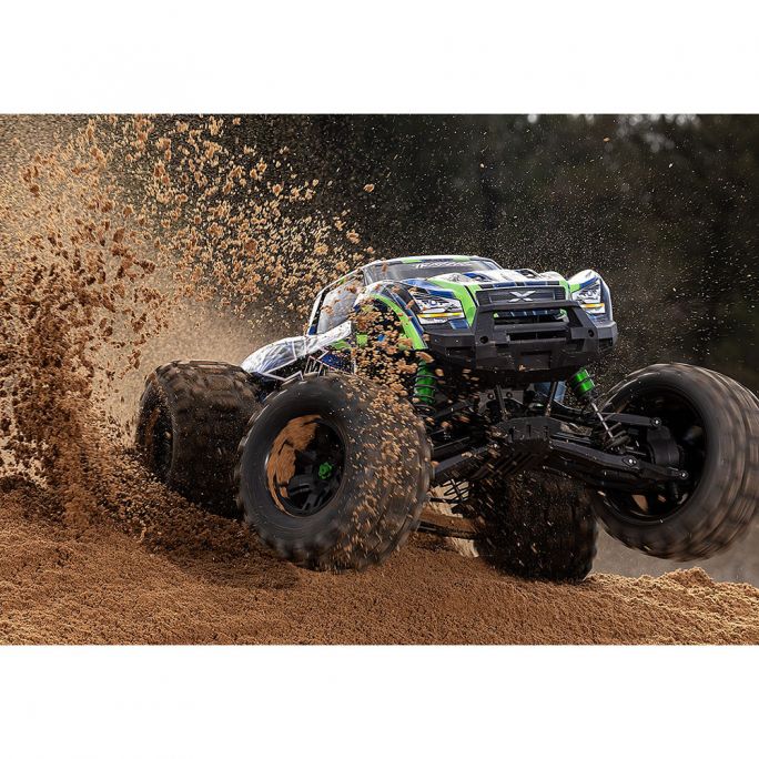 Monster Truck X-MAXX Belted VXL, RTR, 4WD, Vert - TRAXXAS 77096-4 - 1/10