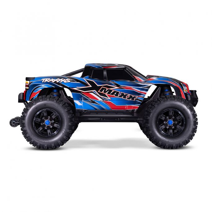 Monster Truck X-MAXX Belted 4X4 8S VXL, RTR, 4WD, Bleu - TRAXXAS 77096-4 - 1/5