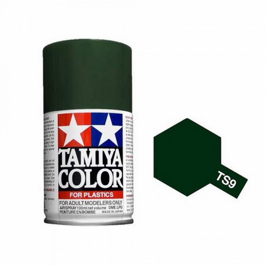 Vert Anglais Brillant Spray de 100ml-TAMIYA TS9