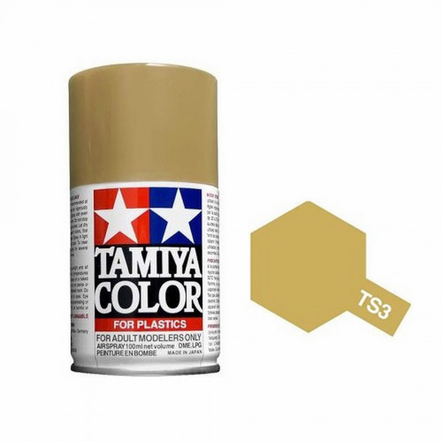 Jaune sombre mat Spray de 100ml-TAMIYA TS3