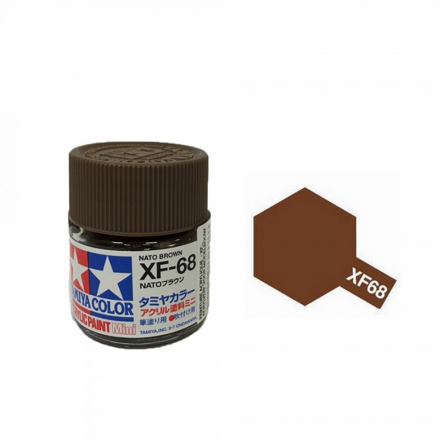 Brun OTAN mat pot de 10ml-TAMIYA XF68