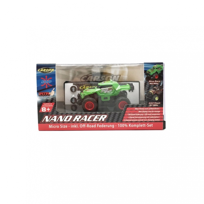 Nano Racer "Dino-Race" 2WD RTR - 1/60 - CARSON 500404185